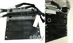 Hammitt Montana Reversible Midnight Black Gray Glitter Crossbody Bag $795