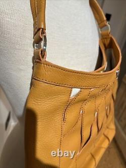 Helen kaminski Designer Handbag Tan Orange Leather Brand New Designer Bucket Bag