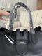 Jaeger Ladies Handbag Black Leather & Suede Brand New With Tags
