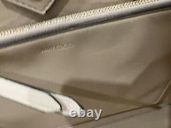 Jimmy Choo E/W JC Shoulder Tote Bag Croc Embossed Leather Lg. Bordeaux $1250 New