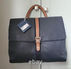 Joules Womens Banbury Leather Bag French Navy Large BNWT