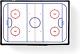 Jumbo Large 24 X 36 Coaches Hockey Board Two Sided Sport Magnet Board With Mar