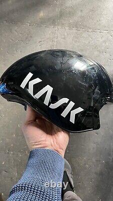 KASK Unisex Bambino Pro Cycling TT Helmet L 59-62 Magnetic Visor Please read