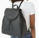 Kate Spade Leila Large Xl Flap Backpack Book Bag Black Pebbled Leather New