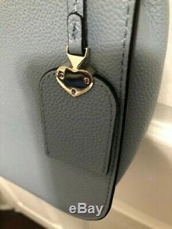 Kate Spade Margaux Large Pebbled Leather Crossbody Bag in Horizon Blue Navy $258