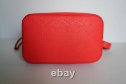 Kate Spade Marti Large Bucket Pebbled Leather Shoulder Tote Bag Red