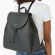 Kate Spade New York Backpack Large Flap Leila Black Pebbled Leather New $459