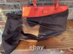 Kate Spade New York Large Tote Orange Bag With Dust Bag, Good Condition, Lovely