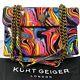 Kurt Geiger Large Bag Leather Rainbow Kensington Marble Swirl Rrp £269