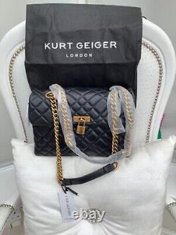 Kurt Geiger Large Brixton Lock Bag Bnwt Black
