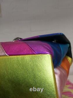 Kurt Geiger Leather Kensington Rainbow Bag XXL