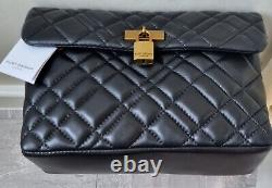 Kurt Geiger Real Leather Black Quilted The Brixton Shoulder/Handbag. BNWT