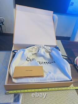 LOUIS VUITTON Dust Bag XL Duster Blue String Magnetic Box Ribbon Giftwrap NEW 23