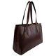 Ladies Italian Vintage Brown Leather Large Handbag By Visconti Business Work Bag