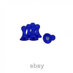 Large Fruity Coloured Skittle Magnets Navy Blue (40 Packs of 6)
