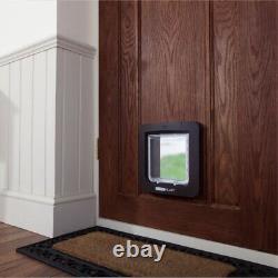 Large Microchip Dog Flap Door Small Breeds Double Lock Magnetic Closure
