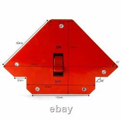 Large Switchable Multi-angle Welding Magnet 24kg / 55lbs (Pack of 4)