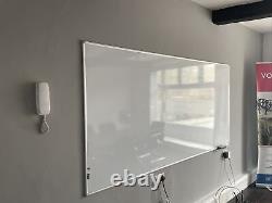 Large magnetic office boardroom drywipe whiteboard 240 x 120 cm