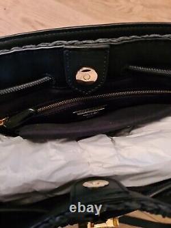 Lauren Ralph Lauren Debby Update Andie 25 Bucket bag woven + fine leather BNWT