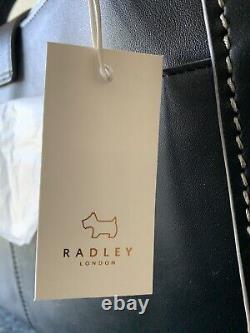 Lovely black leather Primrose Hill Radley handbag, brand new with tags BNWT