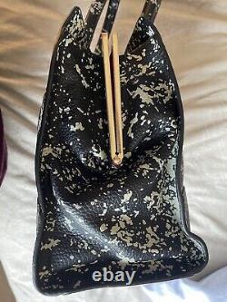 Lulu Guinness Genuine Daphne lips Smooth Leather medium/large Tote Bag