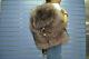 Luxury Fur Backpack Full Skin Crystal Frost Fox Fur Brown Real Fox Fur & Leather