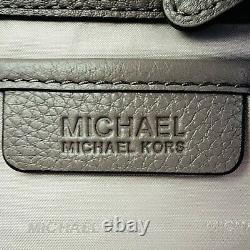 MICHAEL KORS Fulton Cinder Leather Large Shoulder Tote Bag