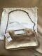 Michael Kors New With Tags Berkley Pewter Leather Large Clutch Shoulder Bag
