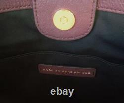 Marc Jacobs New Q Hillier Burgundy Dark Wine Italian Leather Hobo Bag? Nwt
