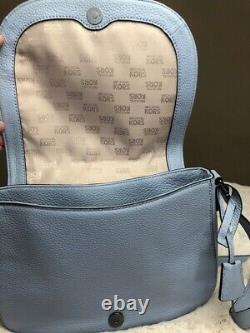 Michael Kors 35S6THXM9L Hamilton Traveler Studded Large Leather Messenger Bag