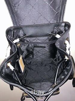 Michael Kors Abbey Large Cargo Nylon Backpack Black