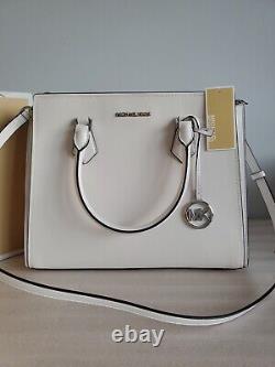 Michael Kors Hope White Leather Satchel Bag R£395 BNWT Genuine Item