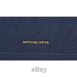 Michael Kors Isla Large Canvas Shoulder Bag- Admiral 30H8BZWT3C-414