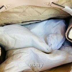 Michael Kors Jet Set Large Blush PVC Chain Backpack Flap Book Bag/WALLET OPTIONS