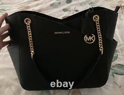 Michael Kors Jet Set Large Saffiano Leather Shoulder Tote Bag AUTHENTIC