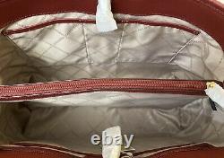 Michael Kors Jet Set Red Saffiano Leather Large East West Tote & Dustbag