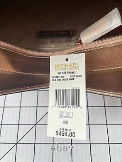 Michael Kors Jet Set Travel Large Chain Shoulder Tote MK Bag Wallet Rose Gold