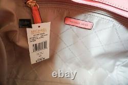 Michael Kors Jet Set Travel Large Shoulder Chain Tote Bag Grapefruit Pink