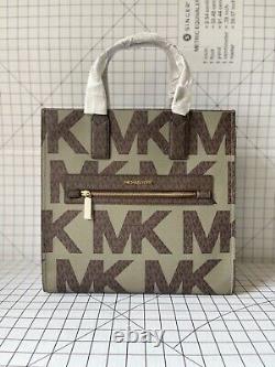 Michael Kors Kenly North South Large Tote Signature MK crossbody Handbag