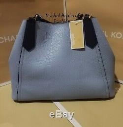 Michael Kors Kimberly Grab Bag Leather Tote and Slim Bifold Wallet Set NWT