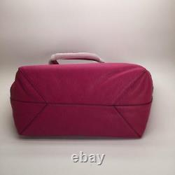 Michael Kors Large Izzy Fuchsia & Silver Leather Tote / Shoulder Bag NWT