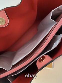 Michael Kors Large Leather Tote Bag EMILIA BNWTS Grapefruit 35H0GU5T9T