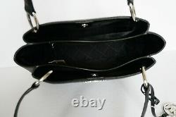 Michael Kors Nicole Large Pvc Leather Shoulder Tote Bag Mk Black