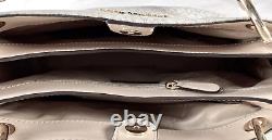 Michael Kors Nicole MK Signature Leather Large Shoulder Bag Purse
