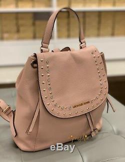 Michael Kors Riley Large Backpack Leather Pastel Pink
