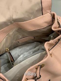 Michael Kors Riley Large Backpack Leather Pastel Pink
