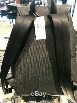 Michael Kors Signature Mens Cooper Backpack Rucksack Bookbag Black Msrp $498 NWT