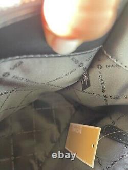 Michael Kors Teagen Large Satchel Shoulder Bag Mk Black Signature Purse