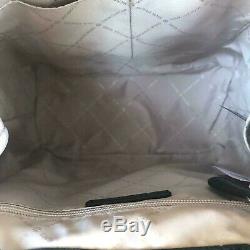 Michael Kors Women Lady Girls Large Jacquard Leather Backpack Shoulder + Wallet