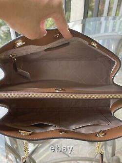 Michael Kors Women Large Pvc Leather Satchel Shoulder Bag Handbag Tote Purse